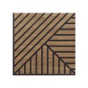 20 x panel decorativo 58x58cm absorbente de sonido madera nogal Deco MXN Rebajas