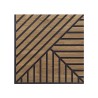 20 x panel decorativo 58x58cm acústico madera nogal Deco MXN Rebajas
