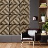 10 x panel de madera roble decorativo acústico 58x58cm Deco DR Oferta