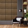 10 x panel acústico decorativo de madera de nogal 58x58cm Deco CN Oferta