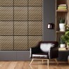 10 x panel 58x58cm madera roble decorativa acústica Deco CR Oferta