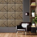 10 x panel acústico madera roble 58x58cm decorativo Deco AR Oferta
