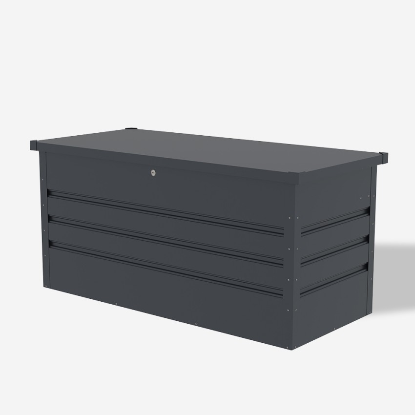 Chamonix arcón de almacenaje para exterior de acero 132x61x62 cm