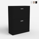 Zapatero ahorra espacio 2 puertas de solapa 12 pares de zapatos 63 x 24 x 80 cm Sko Compra