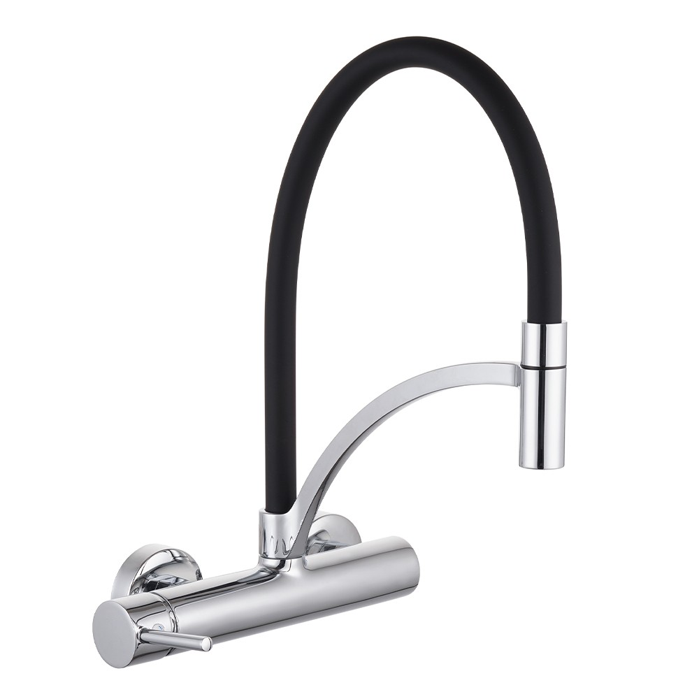 Grifo mezclador monomando para fregadero de cocina con caño alto Madison