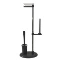 Portarrollos de baño con soporte para escobilla de WC bidé moderna redonda Jacky Oferta