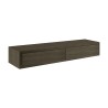 Estantería de pared con 2 cajones salón diseño moderno Domino Maxi 