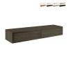 Estantería de pared con 2 cajones salón diseño moderno Domino Maxi Catálogo