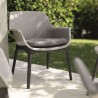 Set de jardín para el exterior compuesto por 2 sillas, 1 sillón y 1 mesita Luxor Lounge Modelo