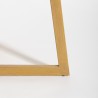 Mesa de cocina 120x80 cm tablero de madera color blanco escandinavo Valk Coste