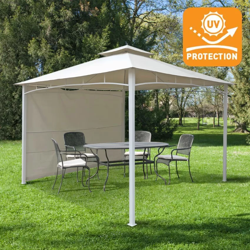 Cenador Y Toldo Para Jardín, Terraza, Bar Y Restaurante Pagoda Antigua Uv 3'3x3'3 M