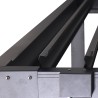 Pérgola bioclimática 3x4 m para jardín de aluminio manual Trinidad Medidas