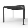 Pérgola bioclimática 3x4 m para jardín de aluminio manual Trinidad Rebajas