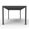 Pérgola bioclimática 3x4 m para jardín de aluminio manual Trinidad Características