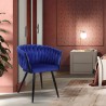 Sillón silla terciopelo diseño con reposabrazos cocina salón Chantilly Características