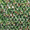 Seto  artificial para jardín de 200x100cm con hojas de photinia enrejado extensible Ivossde Oferta