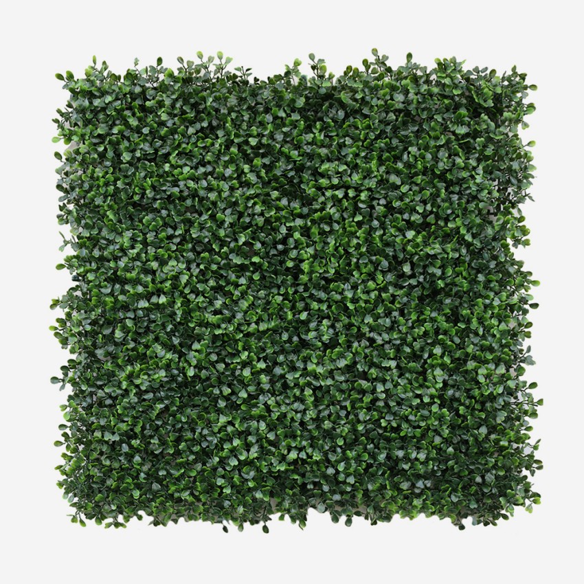 Panel de seto artificial 50x50 cm boj decorativo para jardín Virgat Promoción