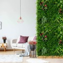 Seto artificial 3D panel 100x100 cm con plantas realistas Cerrum Oferta