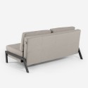 Sofá cama 2 plazas diseño moderno de tela salón Bellamy Características