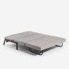 Sofá cama 2 plazas diseño moderno de tela salón Bellamy Coste