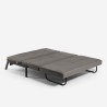 Sofá cama 2 plazas diseño moderno de tela salón Bellamy 