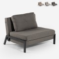 Sillón cama de tela plegable para salón o despacho Selene Promoción