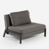 Sillón cama de tela plegable para salón o despacho Selene Oferta