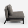 Sillón cama de tela plegable para salón o despacho Selene Rebajas