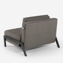 Sillón cama de tela plegable para salón o despacho Selene Descueto