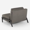 Sillón cama de tela plegable para salón o despacho Selene Descueto