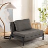 Sillón cama de tela plegable para salón o despacho Selene Venta