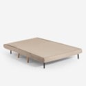 Sofá cama para el salón de 2 plazas estilo escandinavo de tela Elettra 