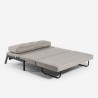 Conjunto de sillón plegable + sofá cama de dos plazas de terciopelo Elysee Precio