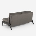 Conjunto de sillón plegable + sofá cama de dos plazas de tela Elysee Compra