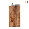 Armario multiusos para salón u oficina 2 puertas 2 estantes 63x35x114cm Liara Promoción