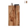 Armario multiusos para salón u oficina 2 puertas 2 estantes 63x35x114cm Liara Promoción