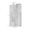 Armario multiusos para salón u oficina 2 puertas 2 estantes 63x35x114cm Liara 
