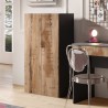 Armario multiusos para salón u oficina 2 puertas 2 estantes 63x35x114cm Liara Modelo