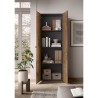 Armario moderno para oficina o salón 2 puertas 3 estantes 63x35x184cm Monts Compra
