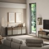 Aparador moderno para sala de estar y cocina 4 puertas 206x40x86cm Solna Modelo