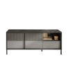 Mueble para TV de salón diseño moderno 2 puertas 1 cajón 156x40x64cm Saban Stock