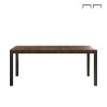 Mesa de comedor moderna 190x90cm madera patas de hierro Monsul Promoción