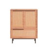 Mueble versátil aparador para cocina o zapatero con 3 puertas de madera de 75x36x90 cm Thaon Medidas