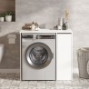 Mueble para lavadora y secadora extraíble con 3 estantes Wavers Características