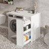 Mueble para lavadora y secadora extraíble con 3 estantes Wavers Precio