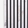 4 x paneles fonoabsorbentes decorativos de 240x60 cm efecto mármol blanco Kover-M Catálogo