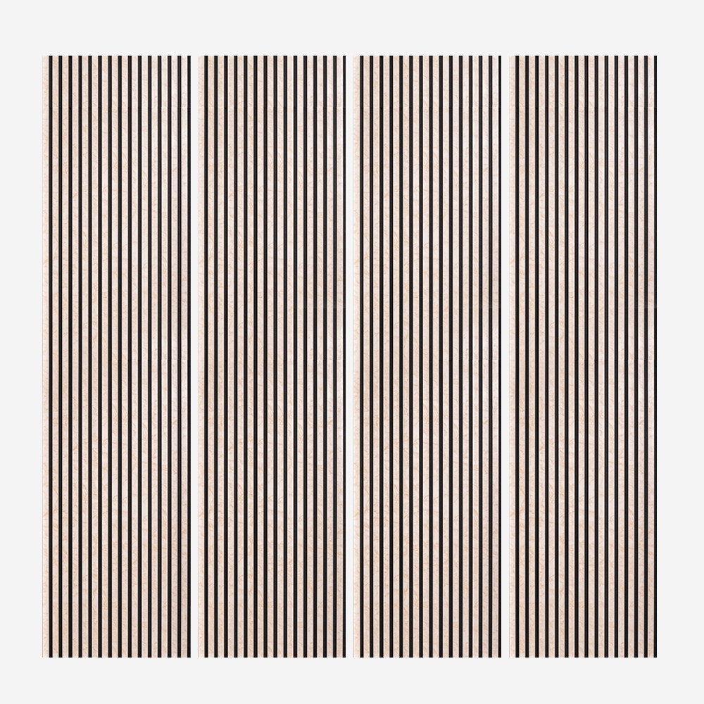4 x paneles fonoabsorbentes efecto mármol rosa de 240x60 cm Kover-MR
