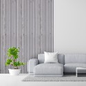 4 x paneles fonoabsorbentes decorativos de 240x60 cm efecto mármol blanco Kover-M Venta