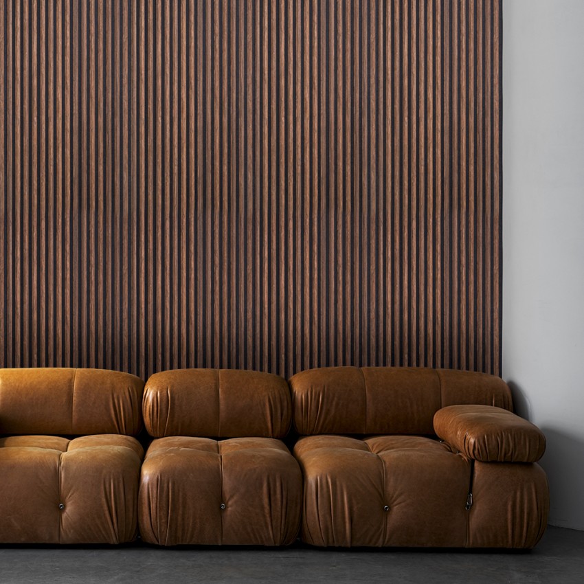  4 paneles de madera fonoabsorbentes 3D para Interiores 240x60 cm Kover-SO Promoción 