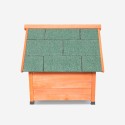 Caseta para perros de exterior de madera tamaño pequeño 72x76x73 cm Buddy Rebajas